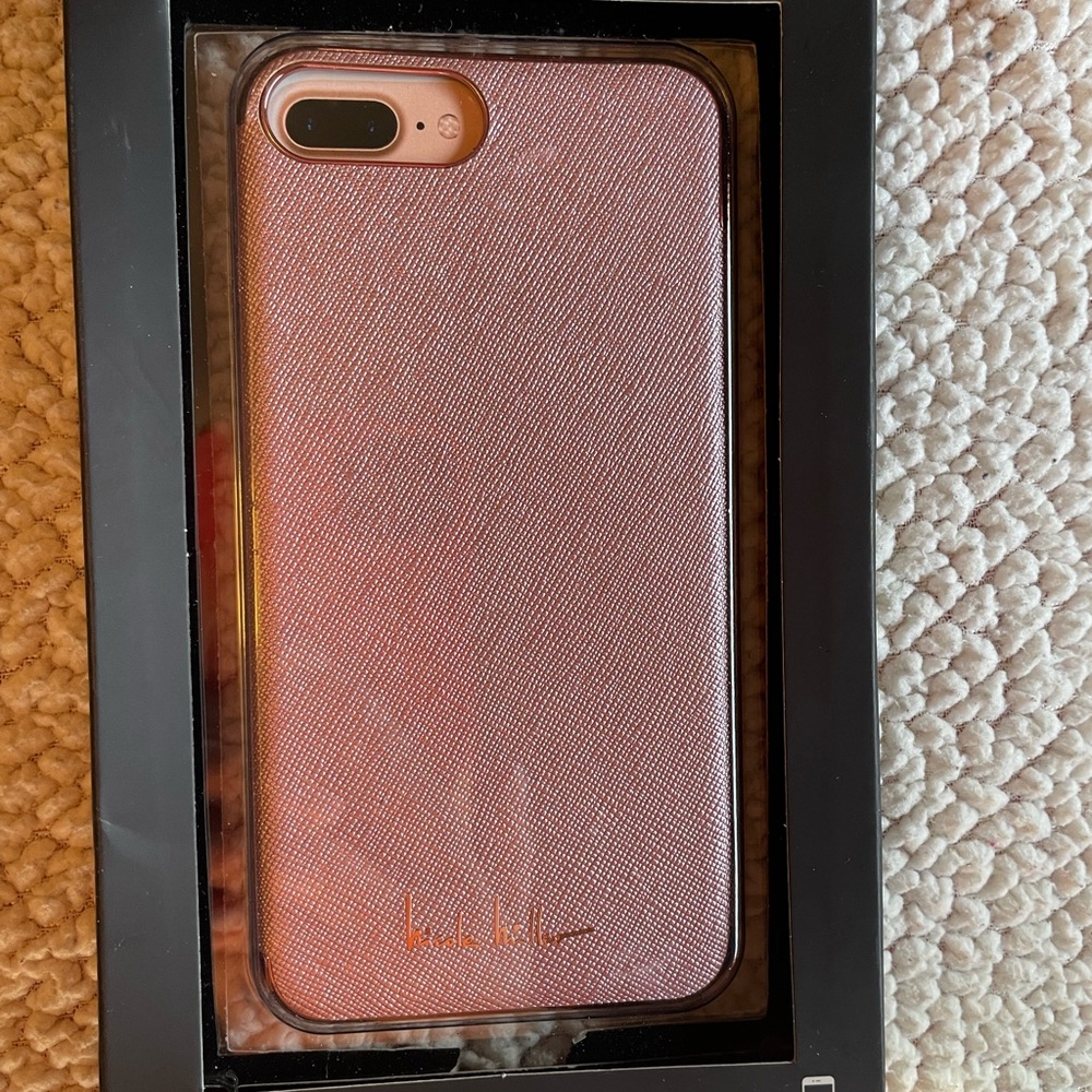 Nicole Miller Rose Gold iPhone Case. iPhone 7 Plus